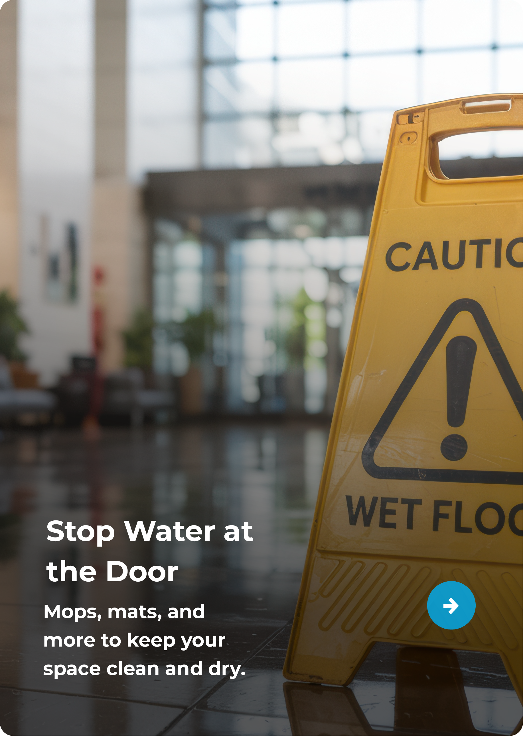 Stop water at the door